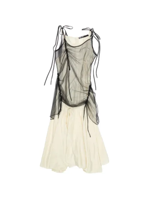 Bimba y Lola gathered midi dress