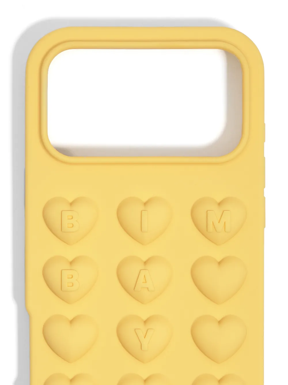  Bimba Y Lola Heart-motif Phone Case - Yellow 