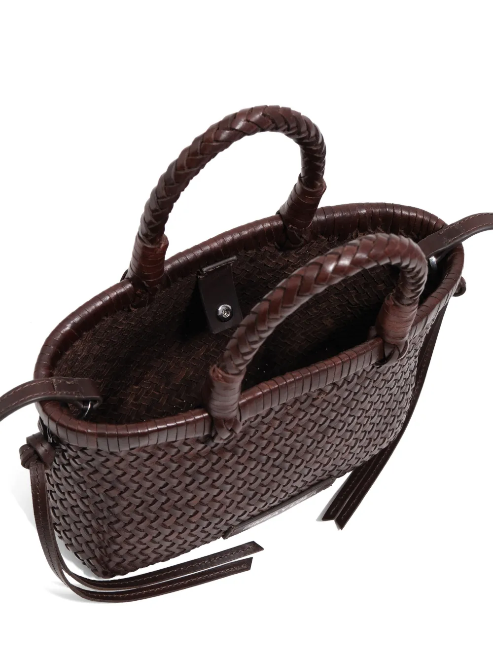 Bimba y Lola Kleine leren shopper Bruin