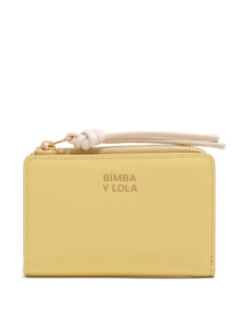 Bimba y Lola cartera Banana de piel con cierre