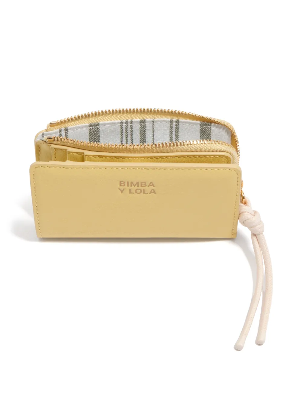  Bimba Y Lola Banana Zip Leather Wallet - Yellow 