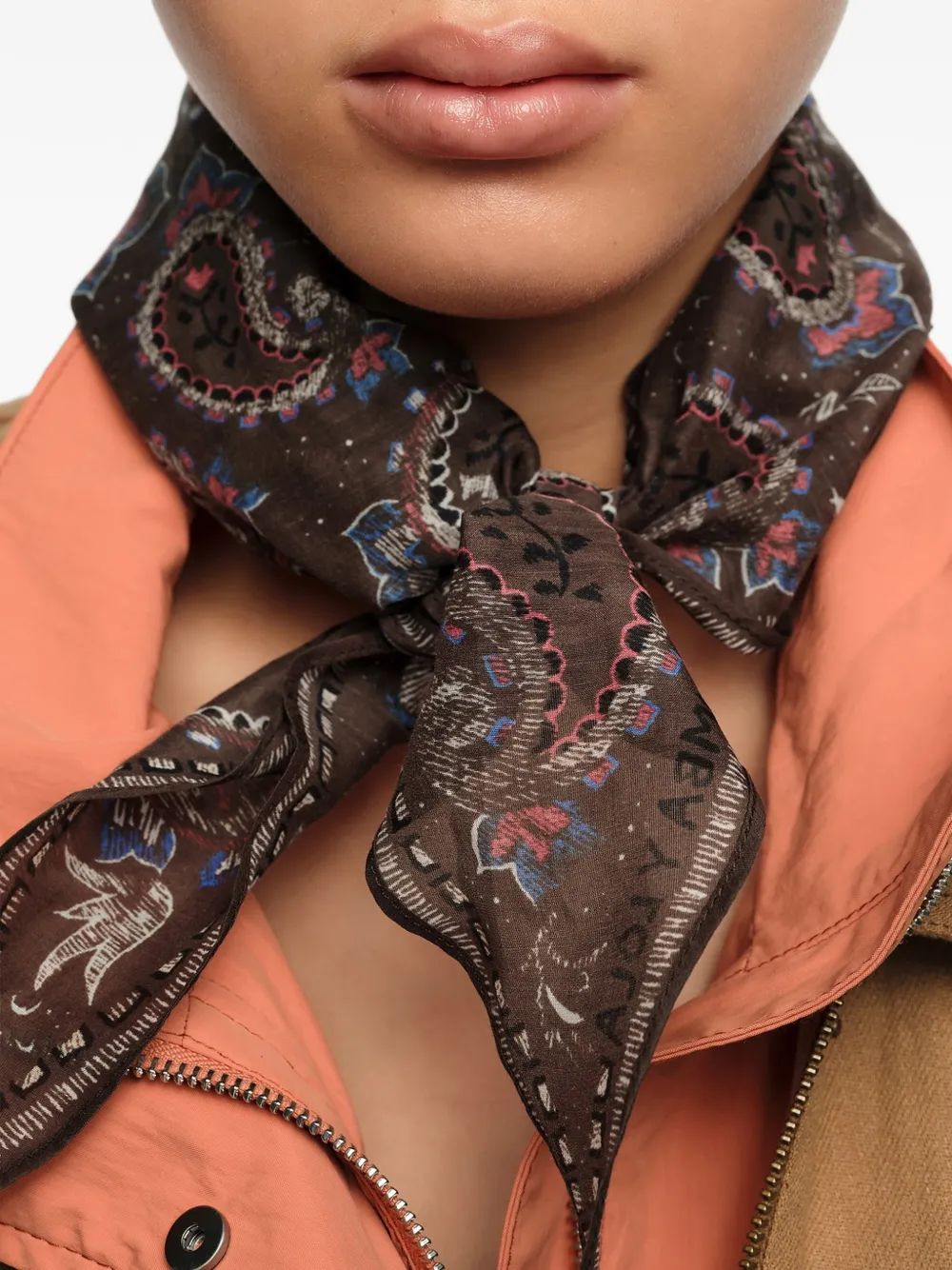 Paisley Diamond Scarf