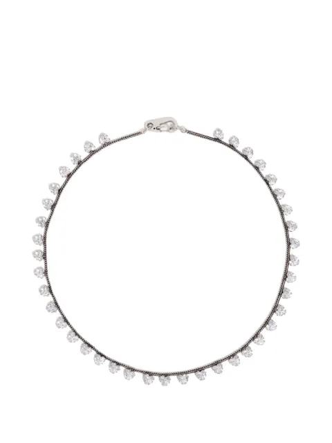 Bimba y Lola heart glass stone necklace