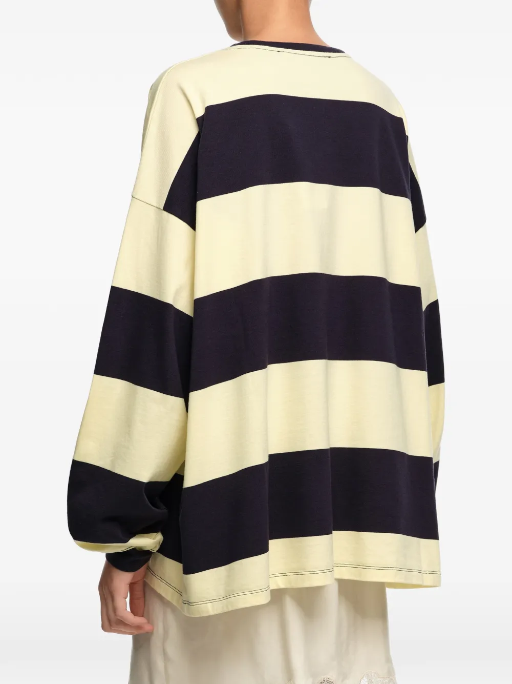 BIMBA Y LOLA Gestreept oversized T-shirt Blauw