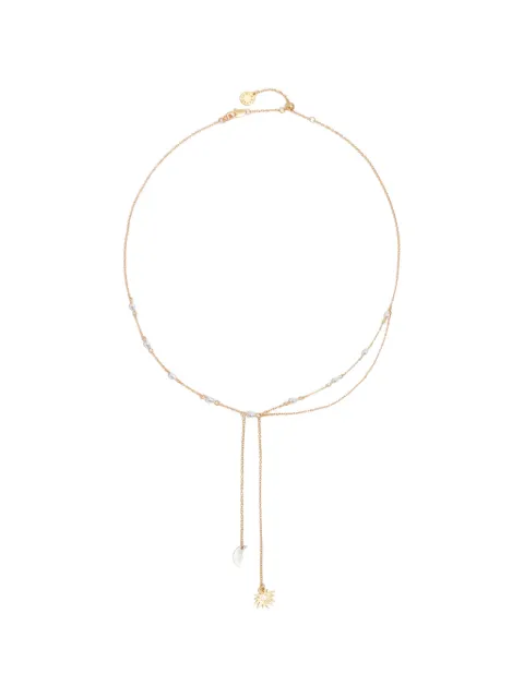 Bimba y Lola moon sun beaded necklace