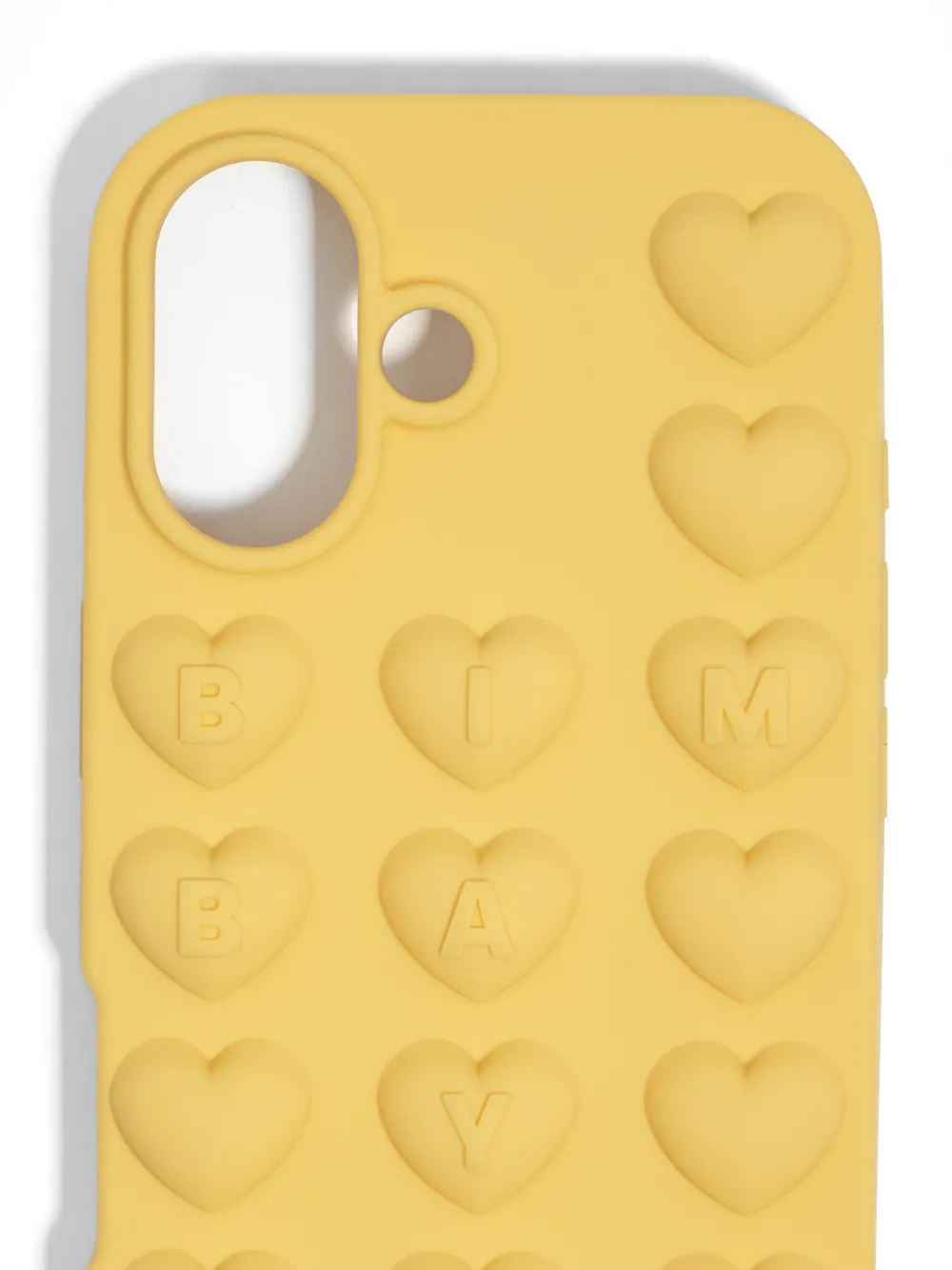  Bimba Y Lola Heart-motif Phone Case - Yellow 
