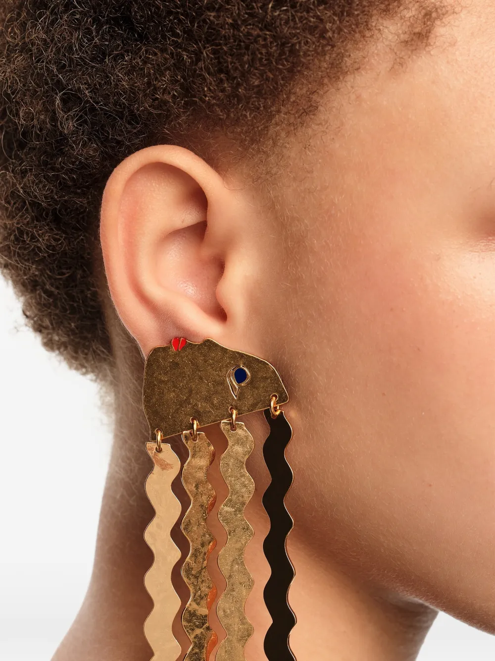  Bimba Y Lola Silhouette Drop Earrings - Gold 