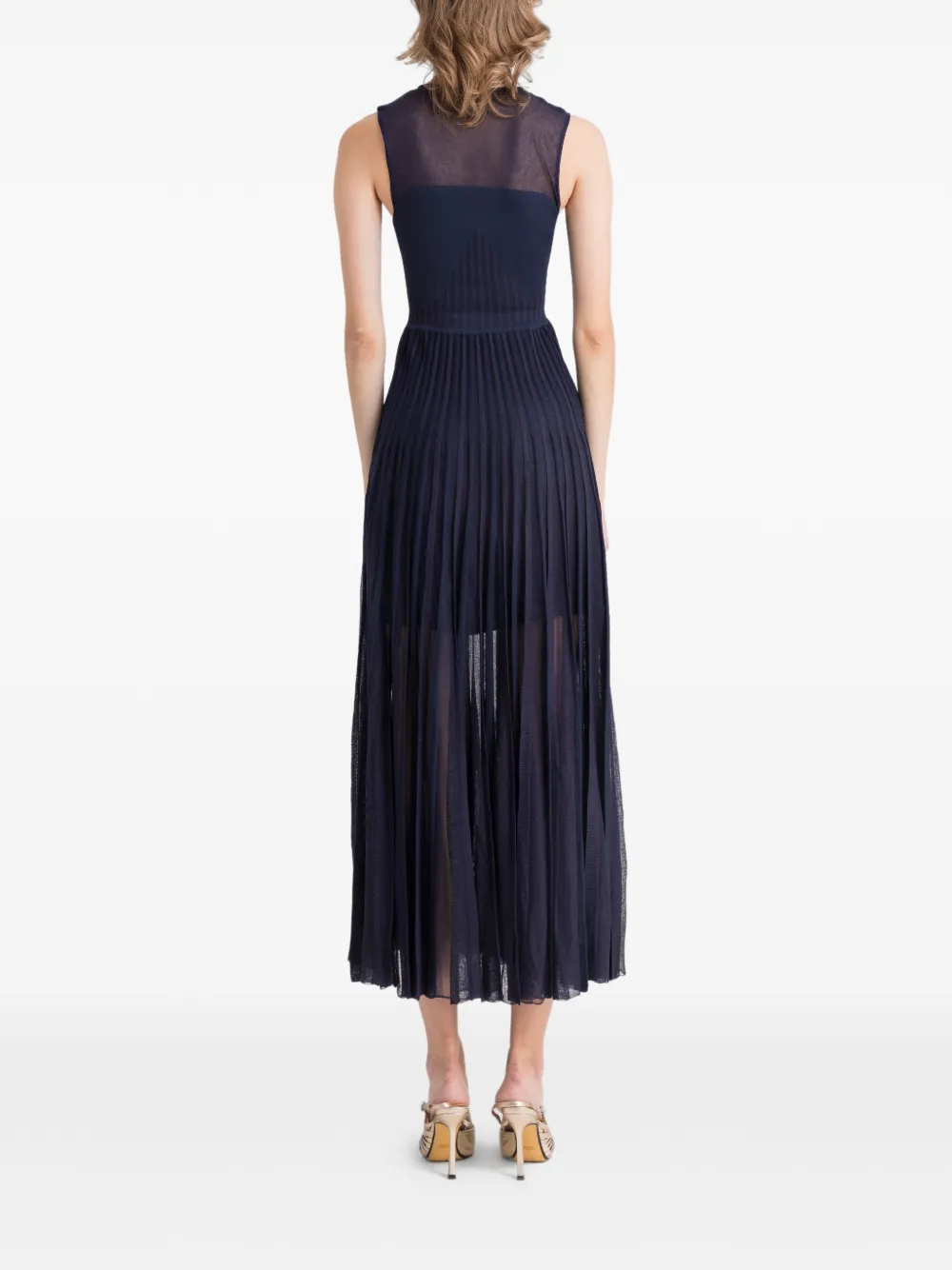 Gemy Maalouf Jurk met V-hals Blauw