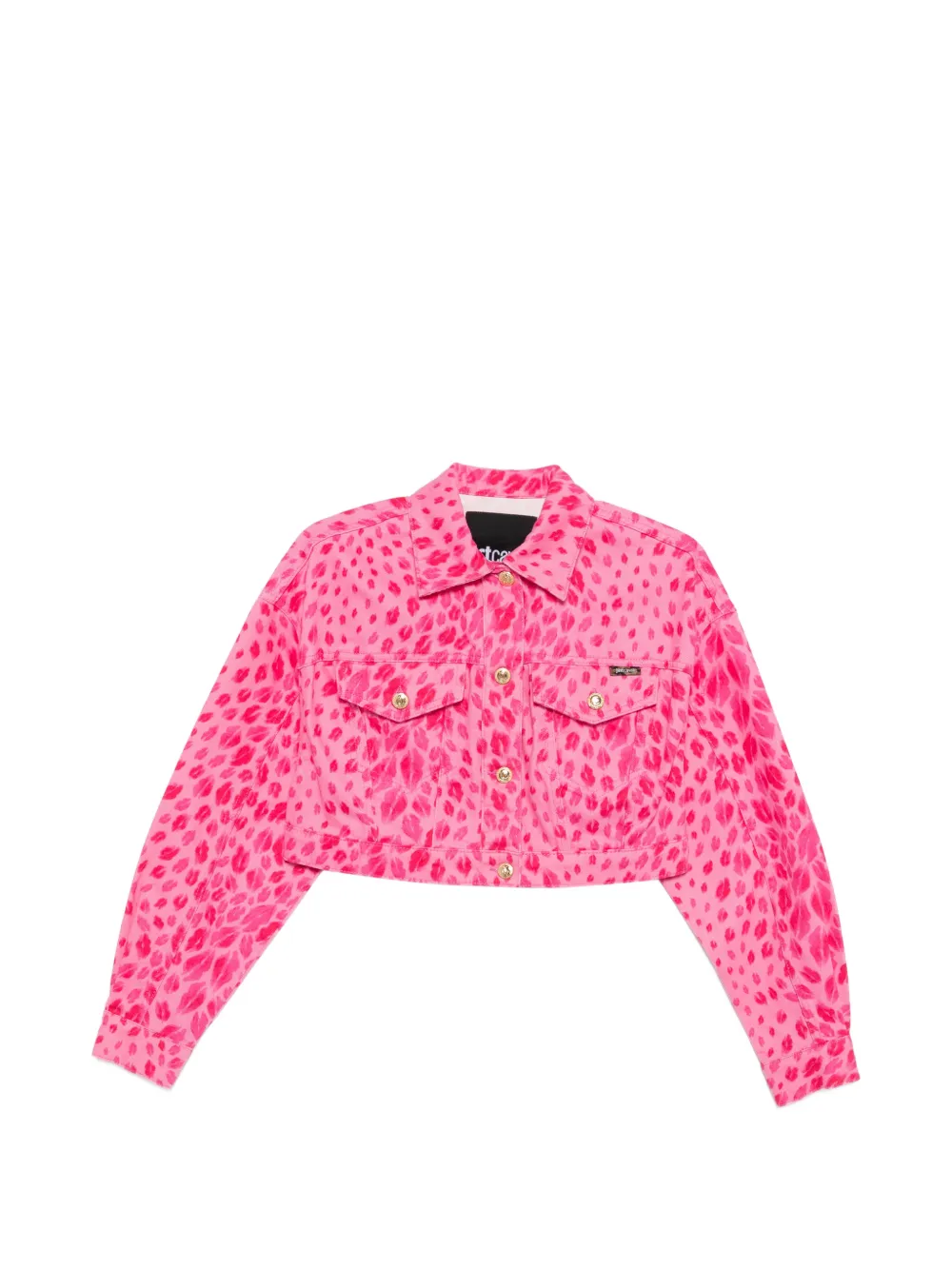 Just Cavalli button animal-print jacket - Rosa