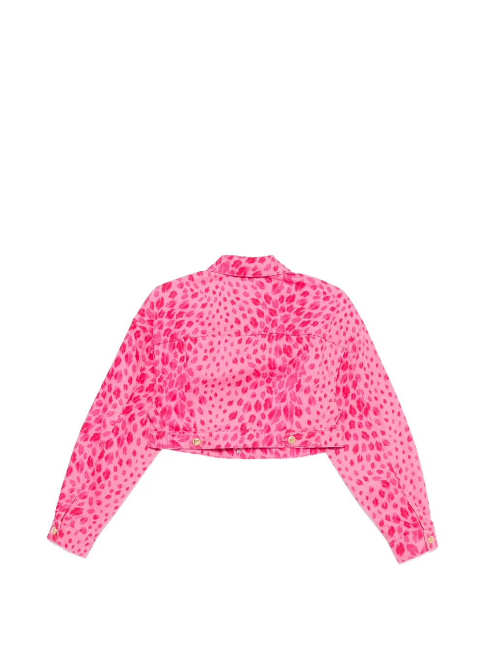 Button Animal-Print Jacket
