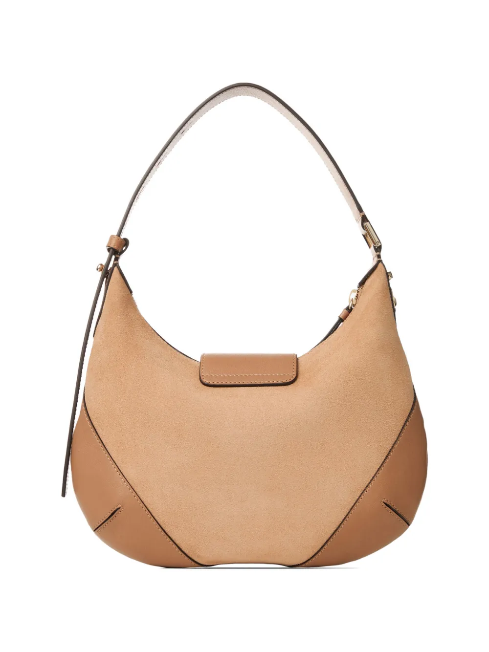  Jimmy Choo Small Bar Leather Shoulder Bag - Neutrals 