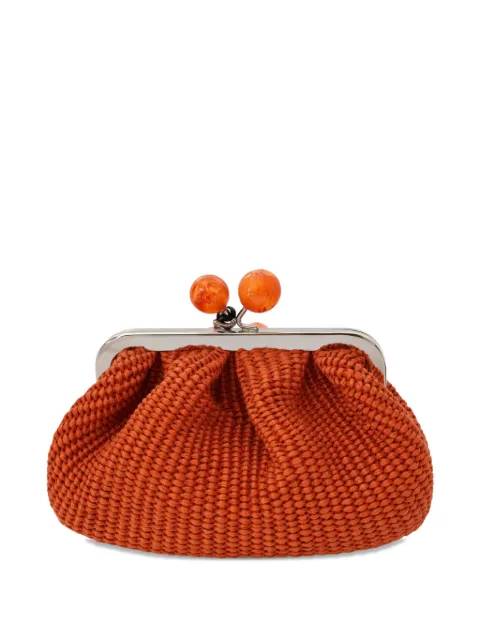 Weekend Max Mara small Pasticcino woven raffia-effect sphere tote bag