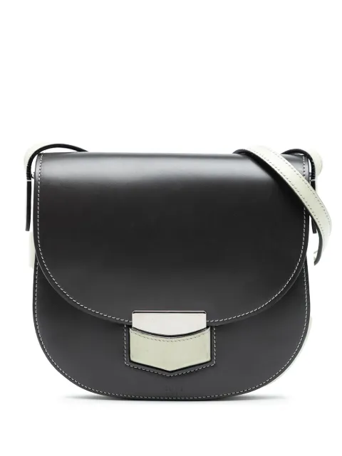 Celine Pre-Owned petit sac à bandoulière Bicolour Glazed Calfskin Trotteur (2016)