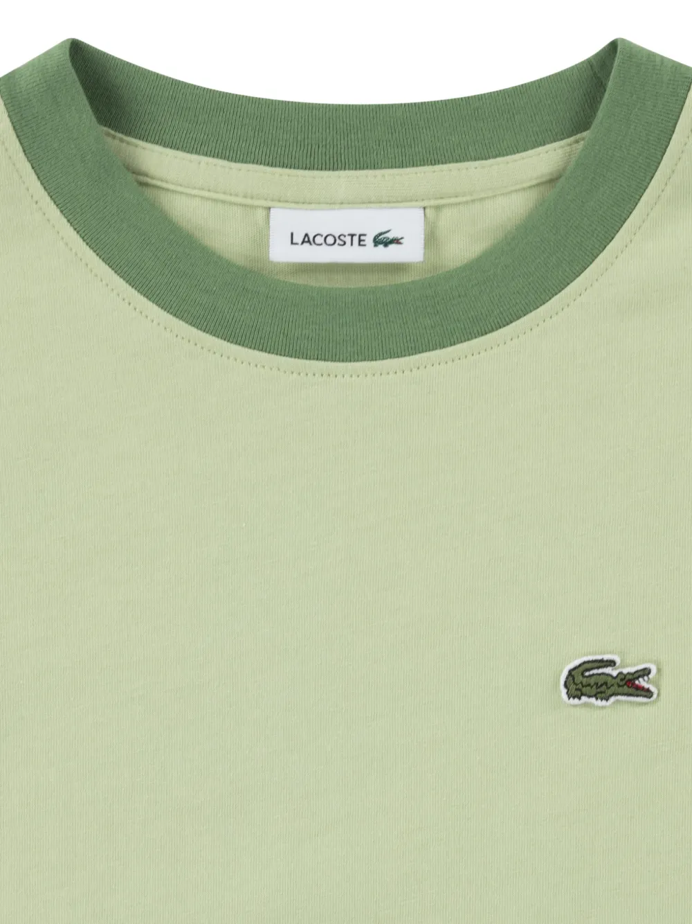 Lacoste Kids T-shirt met logo Groen
