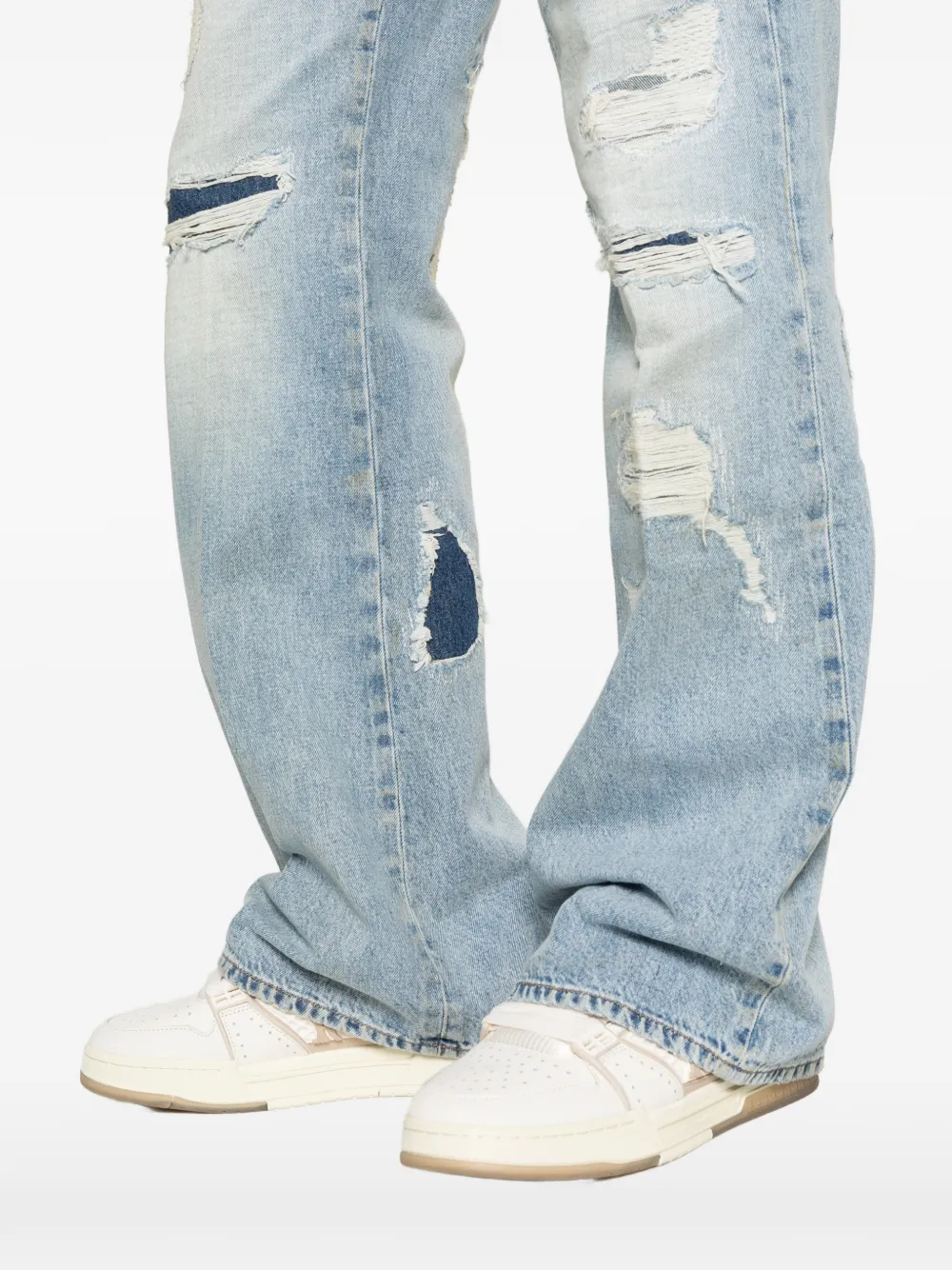 AMIRI Gerafelde jeans Blauw