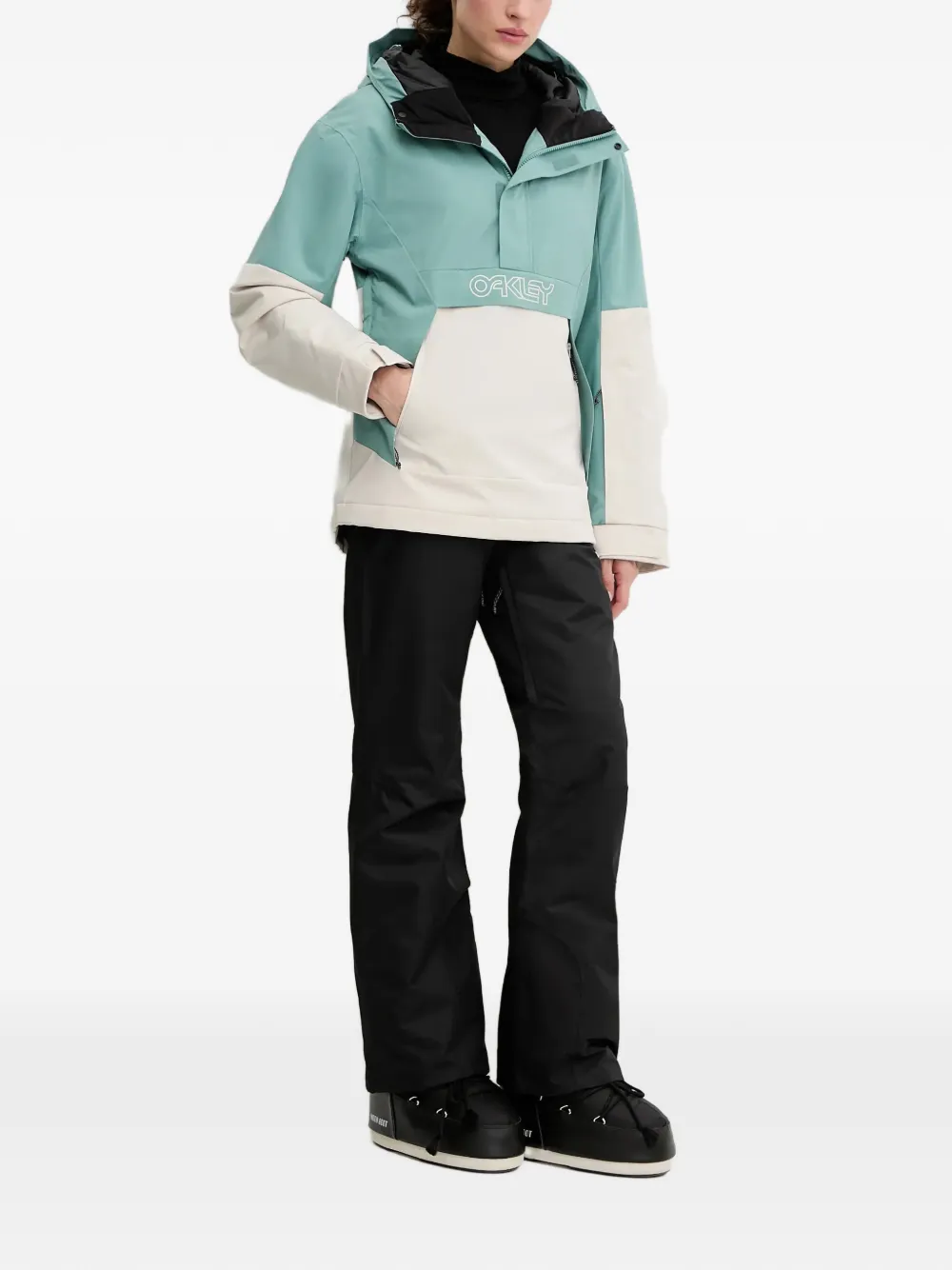 Tnp Tbt colour-block hooded ski jacket