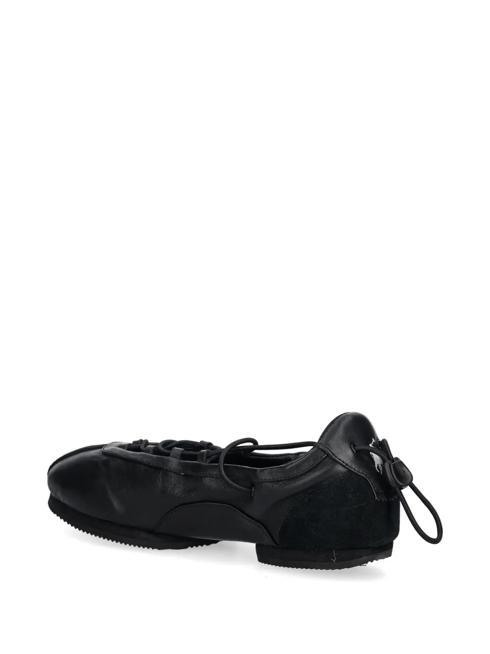 Polo Ralph Lauren Ballerina's met veters Zwart