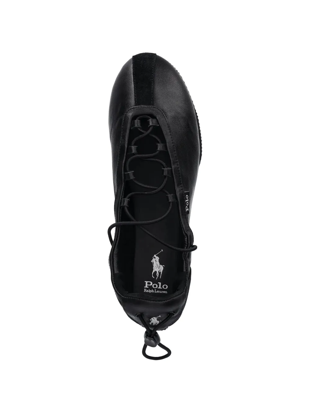 Polo Ralph Lauren Ballerina's met veters Zwart