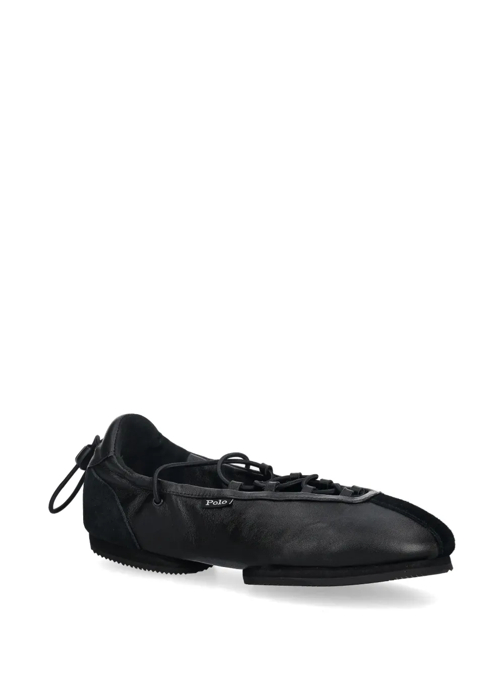 Polo Ralph Lauren Ballerina's met veters Zwart
