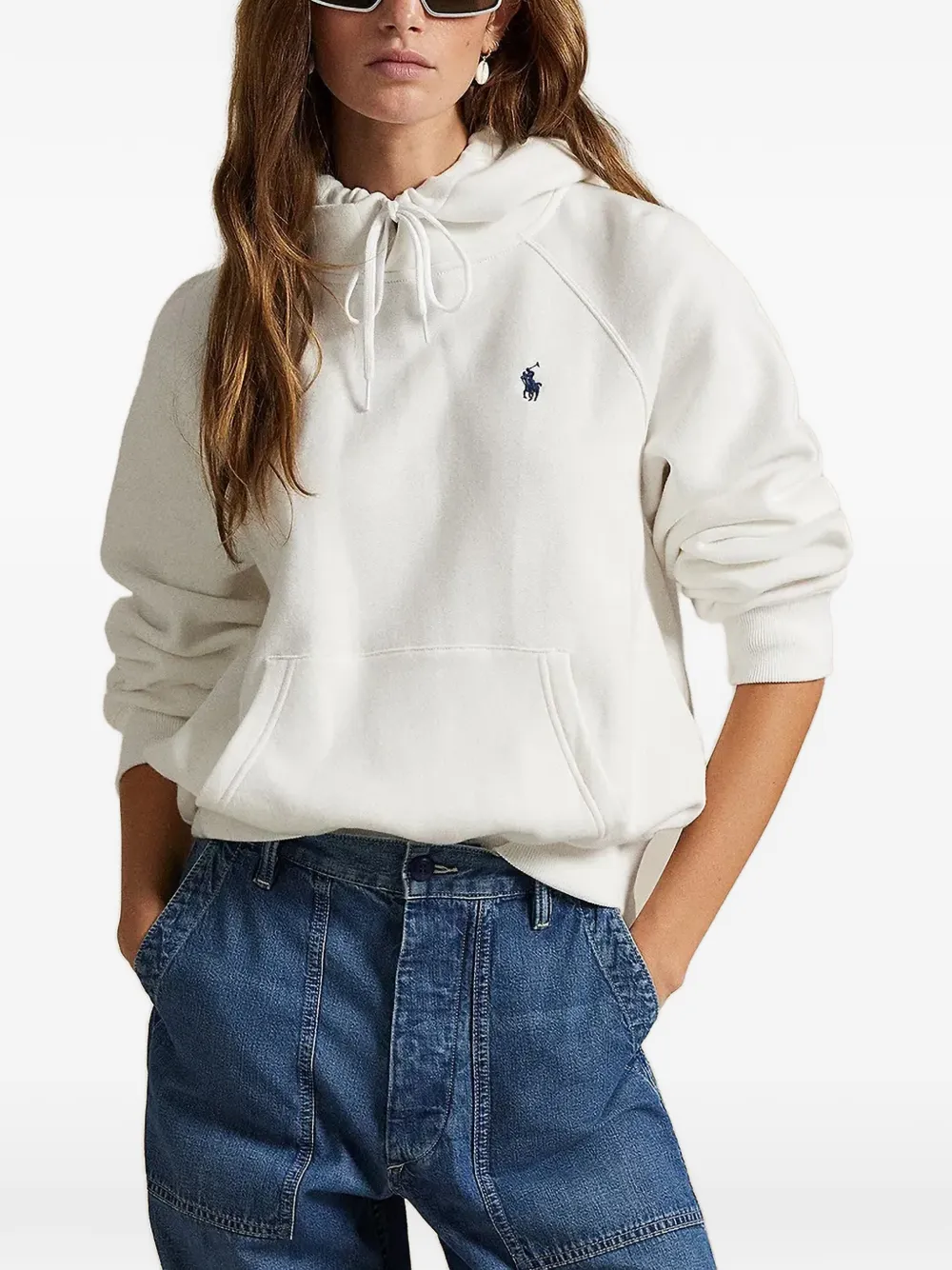 Polo Ralph Lauren Polo Pony-embroidered hoodie - Bianco