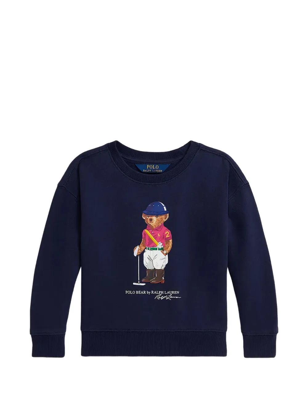 POLO RALPH LAUREN KIDS bear-print sweatshirt - Blu