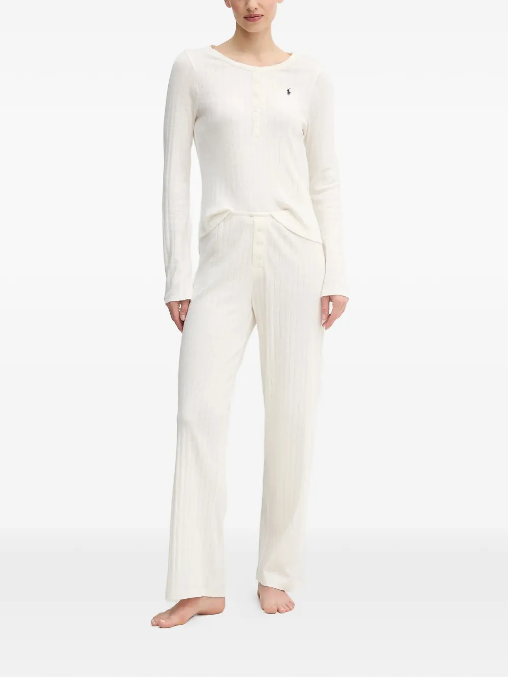 Polo Ralph Lauren Henley pyjama - Weiß