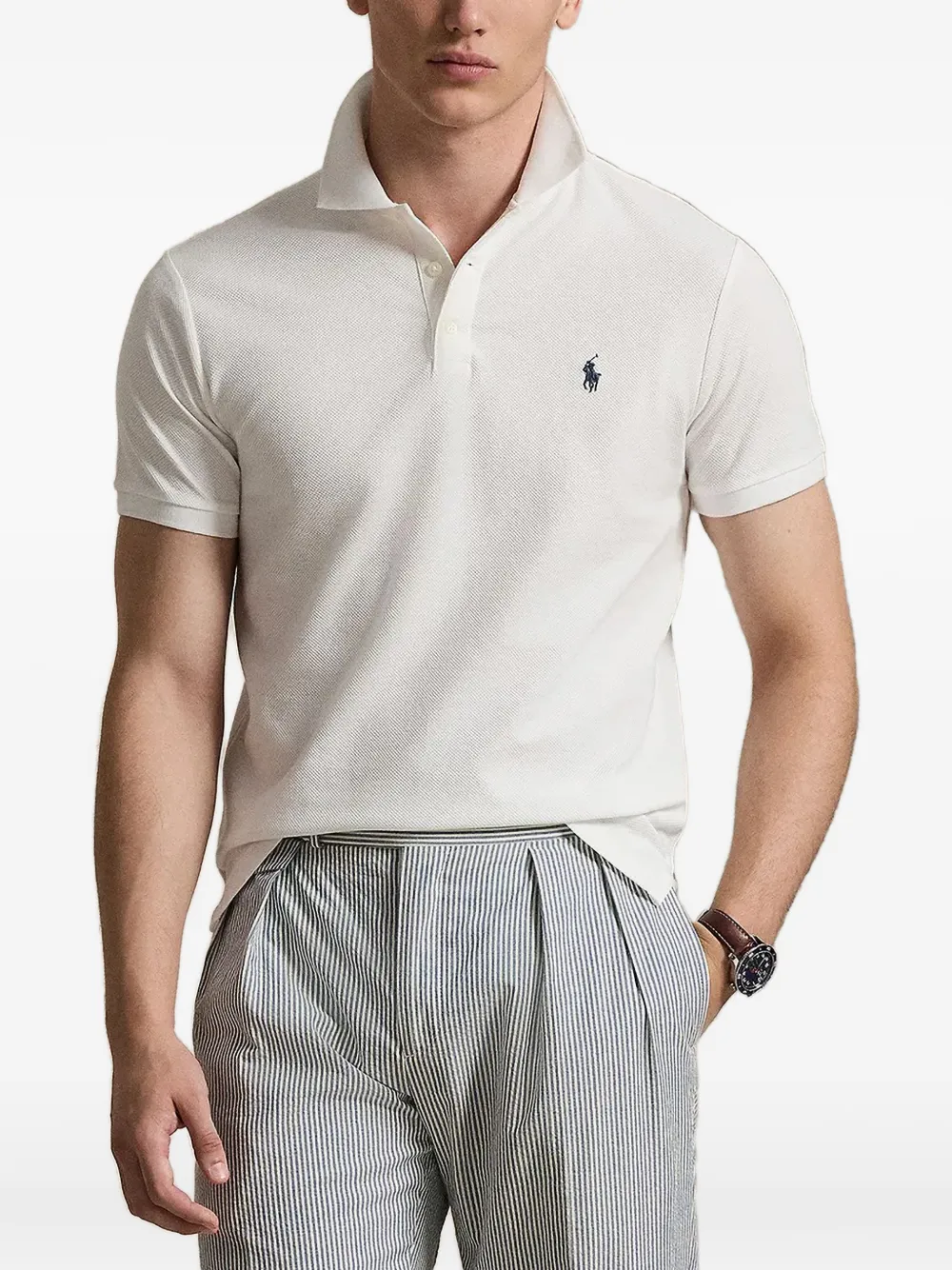 Polo Ralph Lauren piqué polo shirt - Weiß