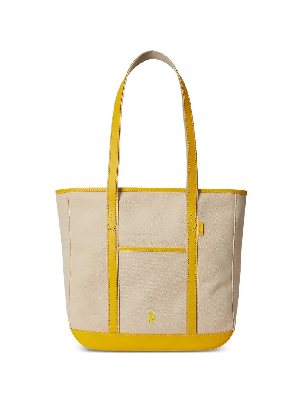 Polo Ralph Lauren medium logo-embroidery tote bag - Toni neutri