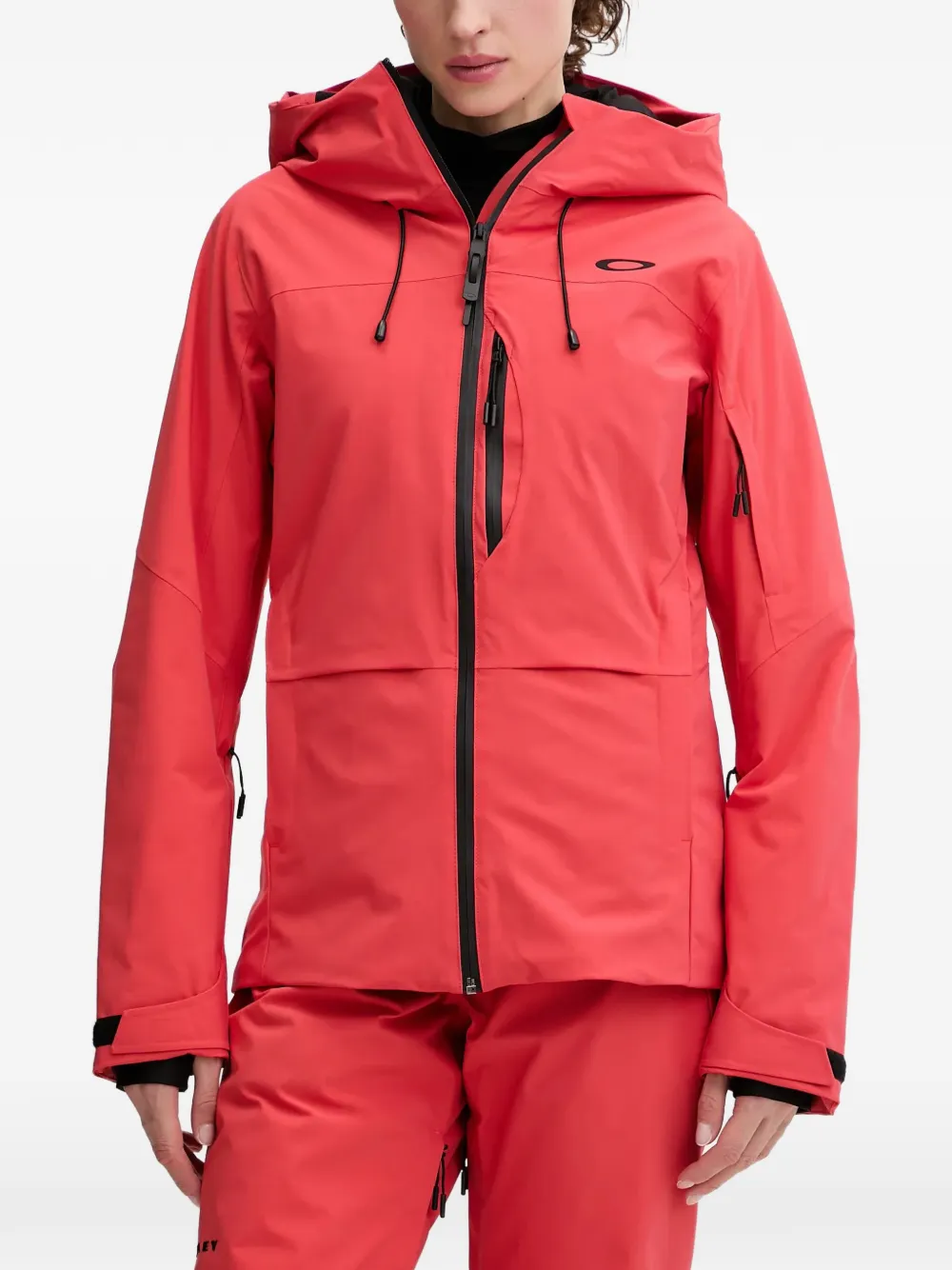 Oakley Canopy insulated hooded ski jacket - Rosso