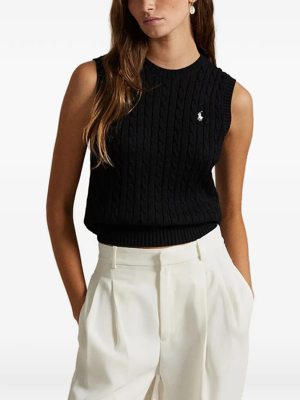 Polo Ralph Lauren Top in maglia - Nero