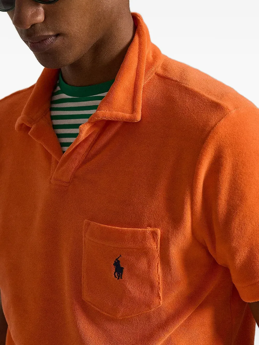 Polo Ralph Lauren Poloshirt van biologisch katoen Oranje