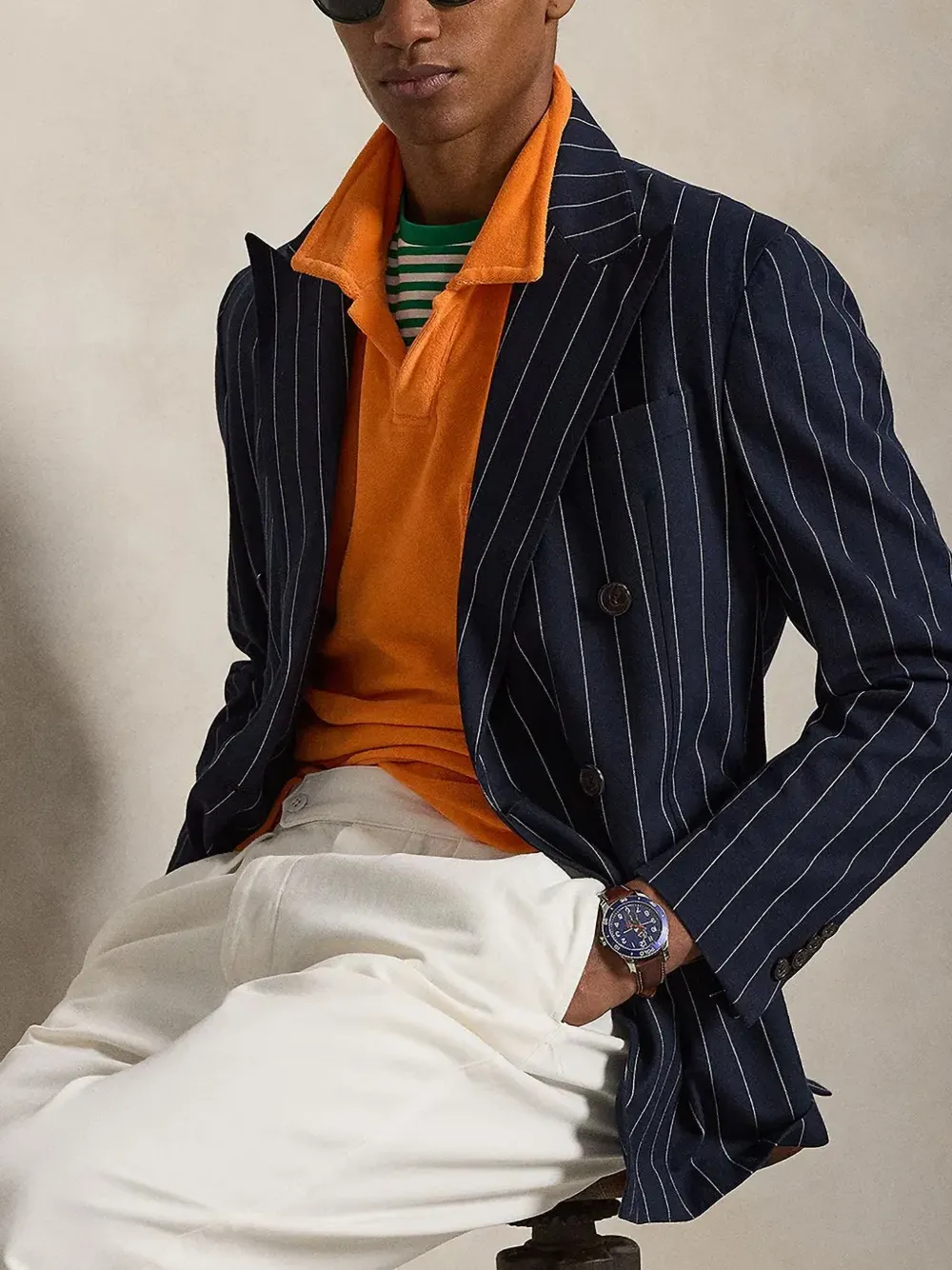 Polo Ralph Lauren Poloshirt van biologisch katoen Oranje