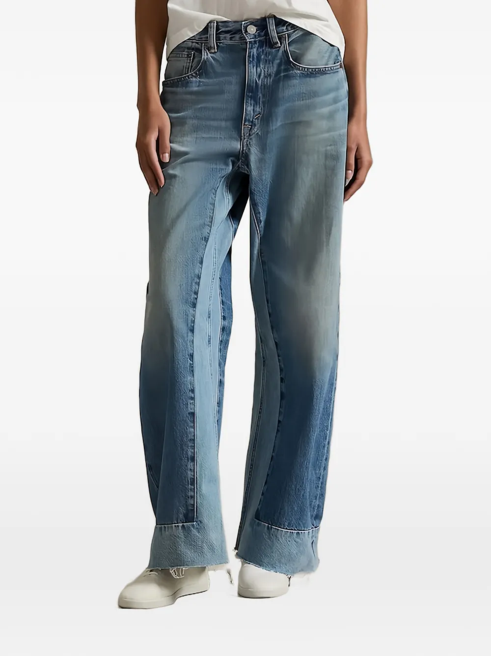 Polo Ralph Lauren patchwork jeans - Blu
