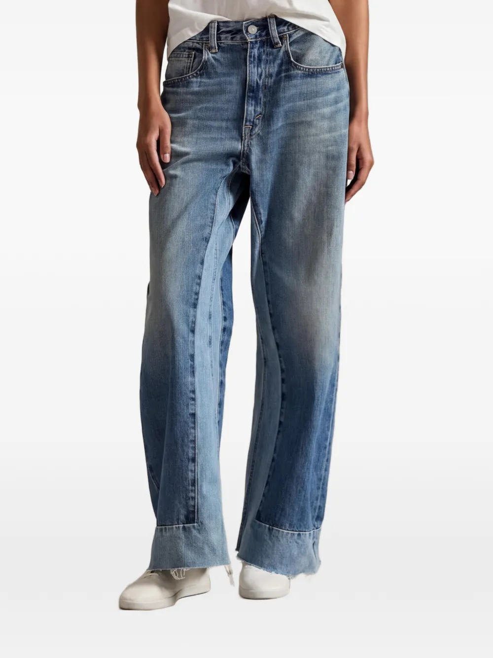 Polo Ralph Lauren patchwork jeans - Blau