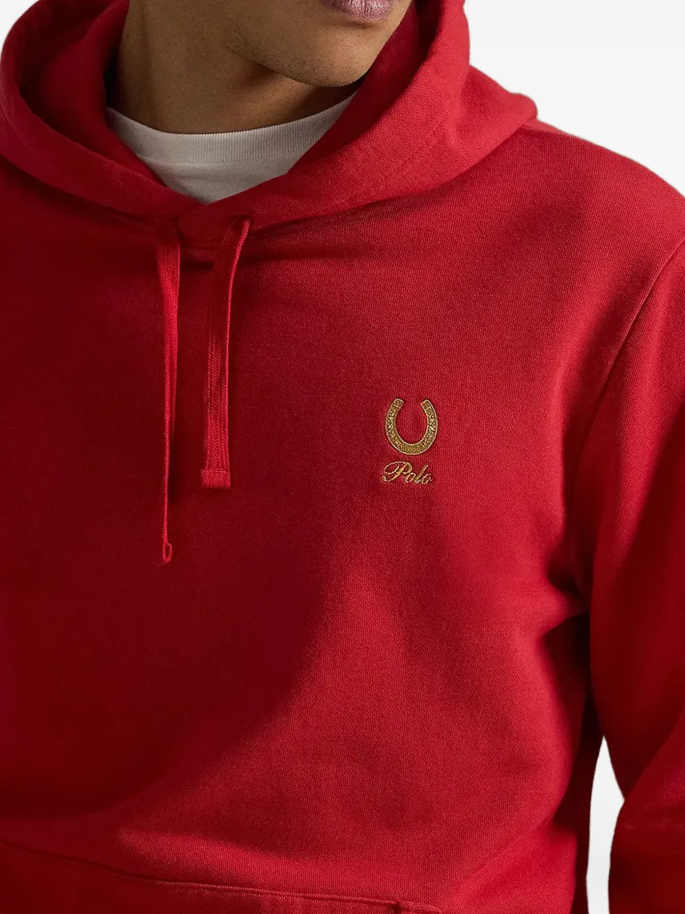 Polo Ralph Lauren Hoodie met geborduurd logo Rood