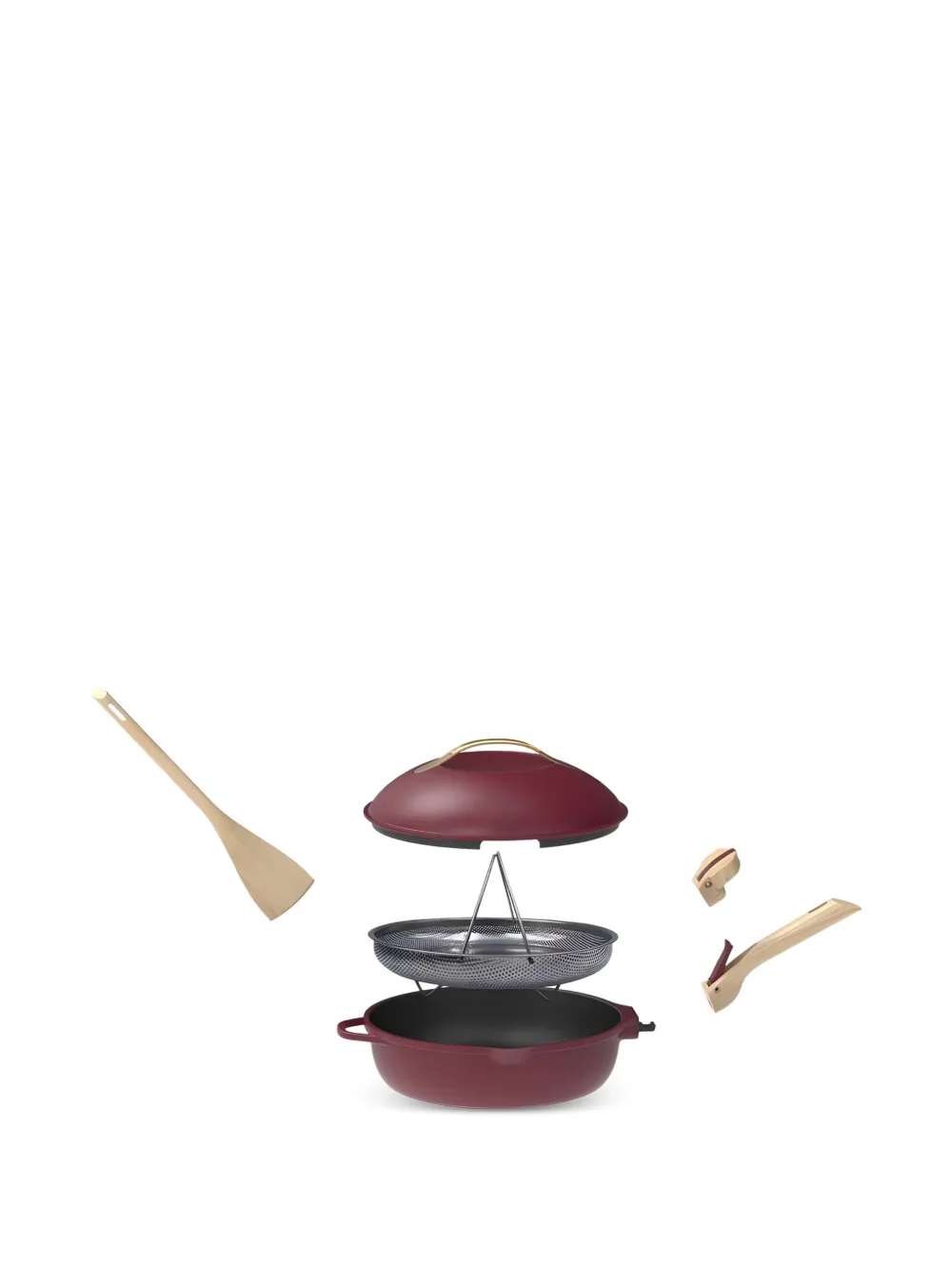  Cookut Fabulous Handled Cookware - Red 