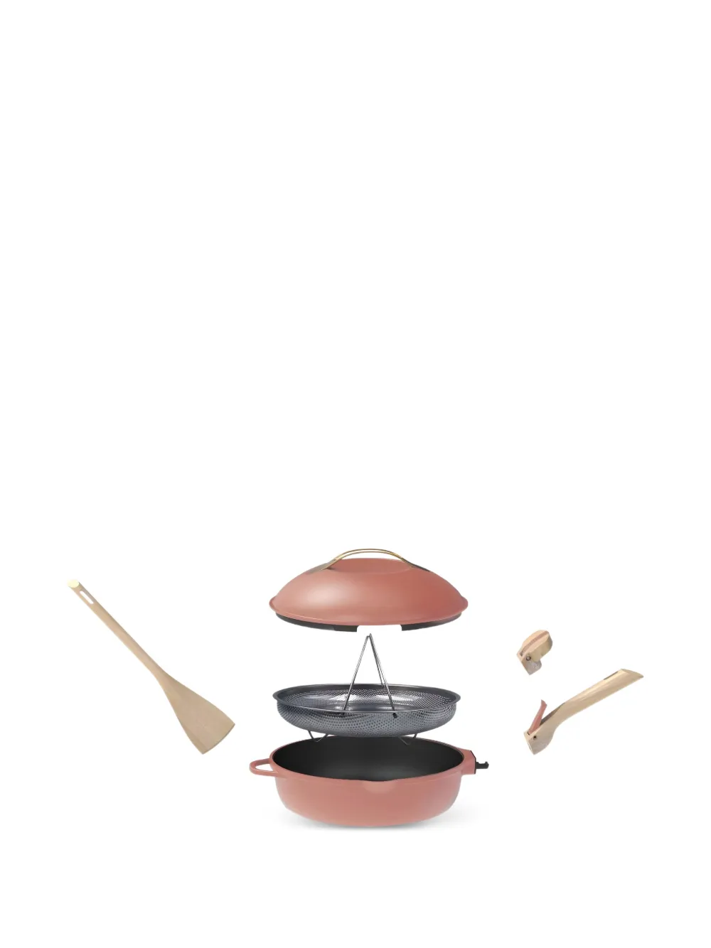  Cookut Fabulous Handle Fabulous Frying Pan - Pink 