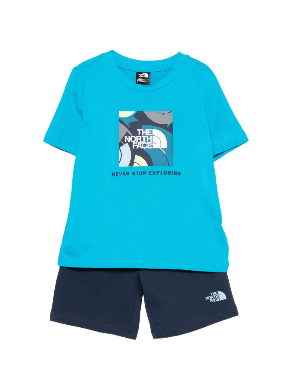 The North Face Kids NSE Box Play shorts set (set of tow) - Blu