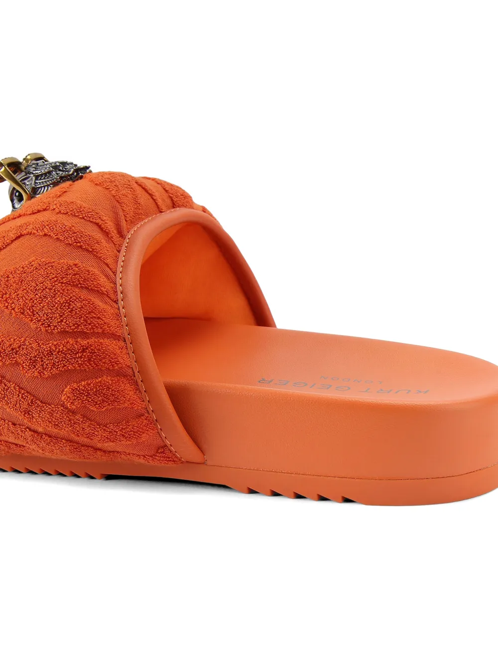 Kurt Geiger London Eagle oranje slippers