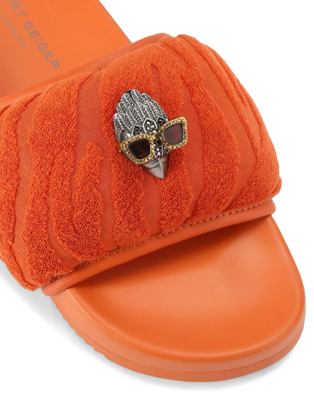 Kurt Geiger London Eagle oranje slippers