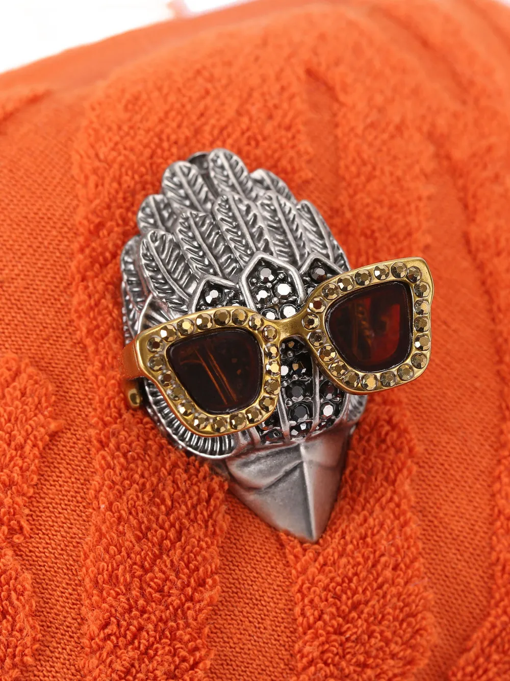 Kurt Geiger London Eagle oranje slippers