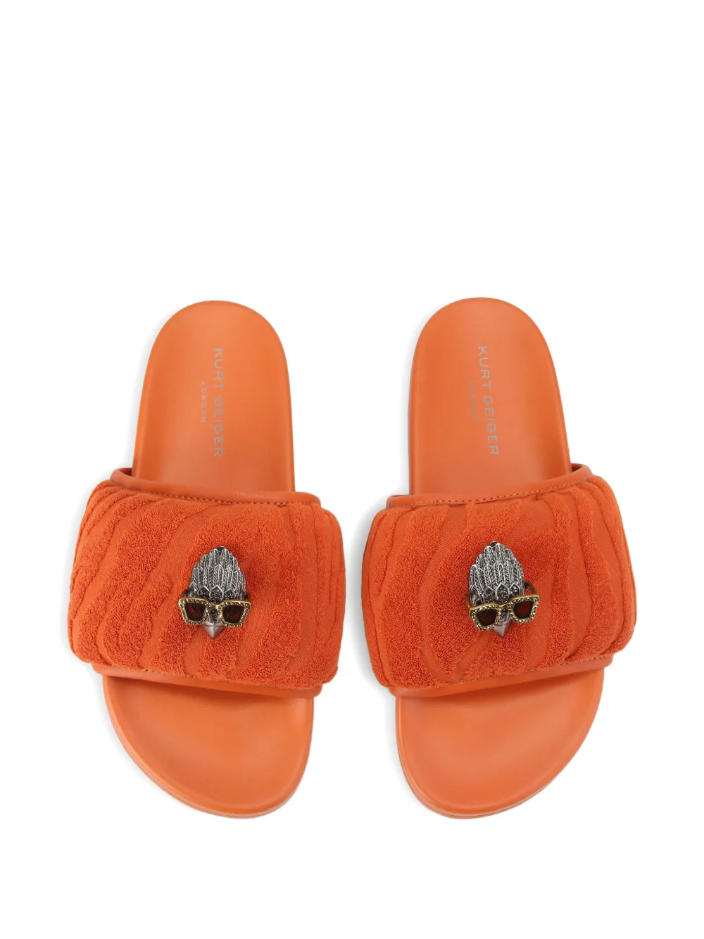Kurt Geiger London Eagle oranje slippers