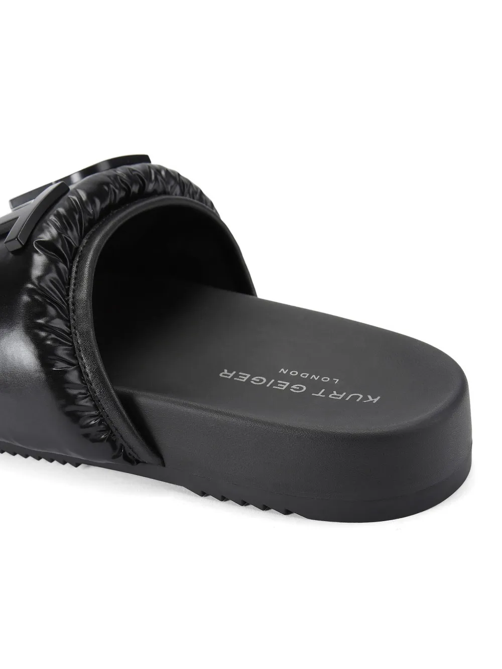 Kurt Geiger London Slippers met logo Zwart