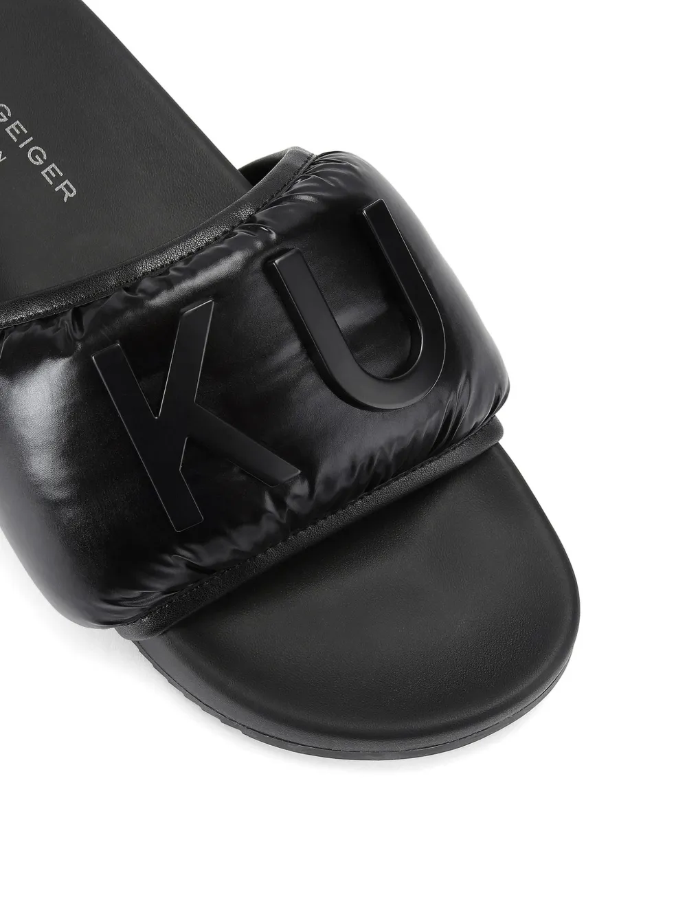 Kurt Geiger London Slippers met logo Zwart