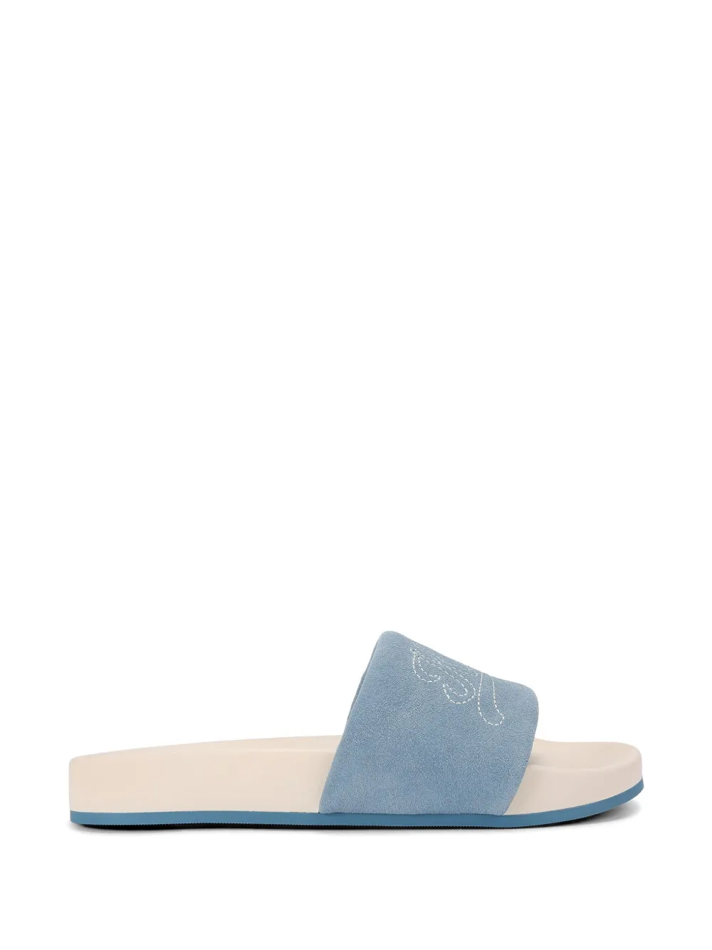 Kurt Geiger London Suède slippers Blauw