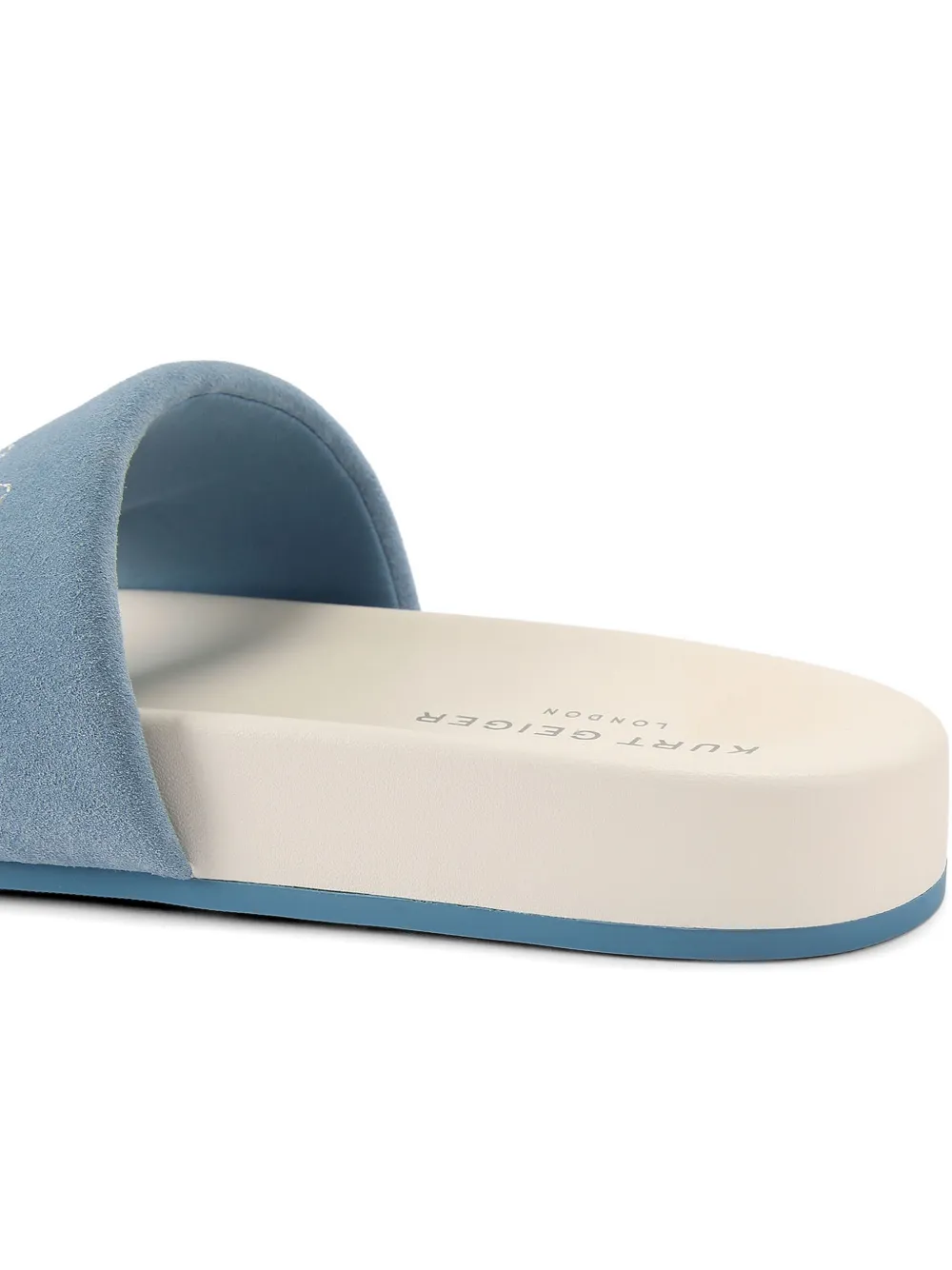 Kurt Geiger London Suède slippers Blauw