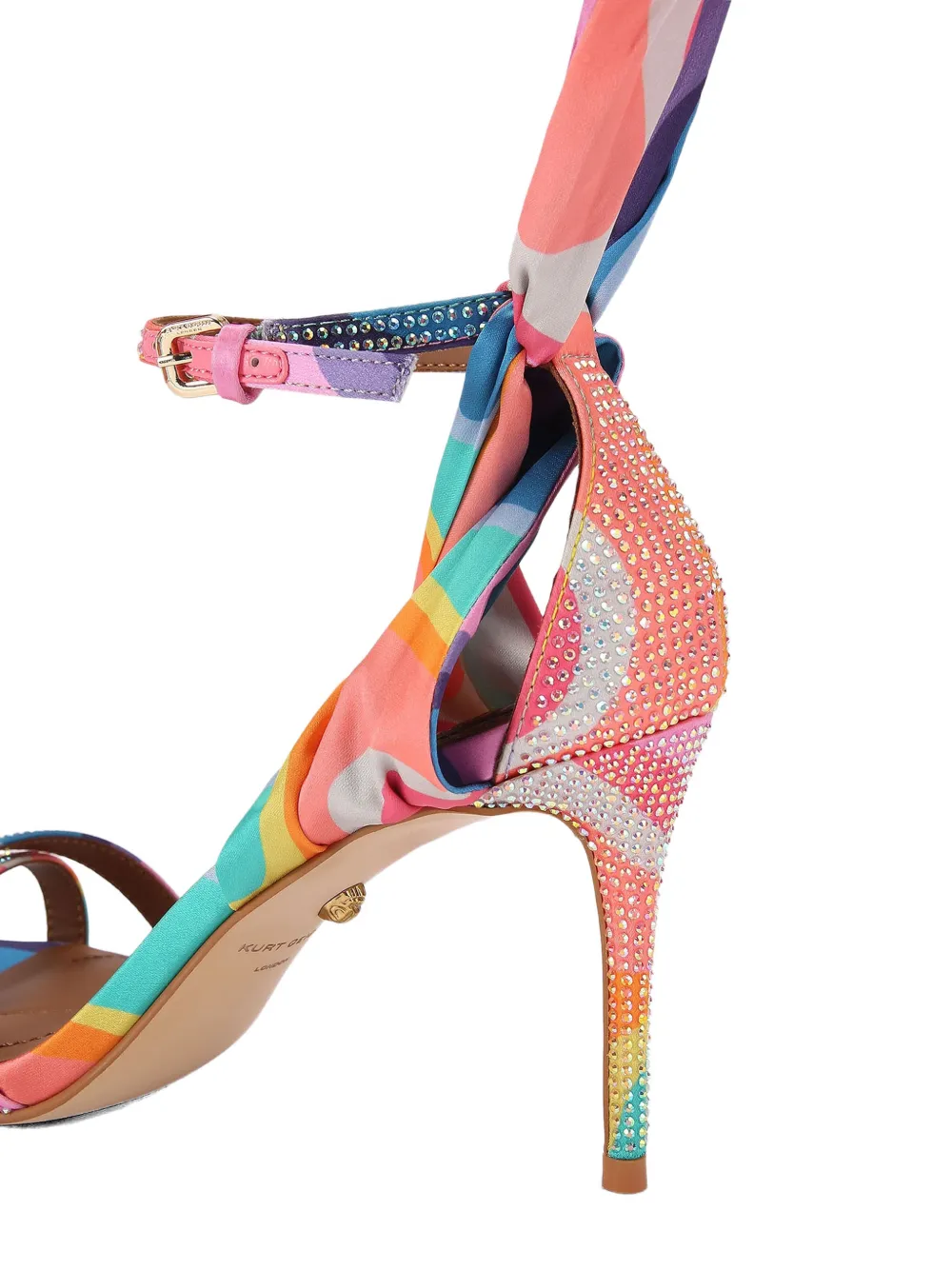 Kurt Geiger London Sandalen verfraaid met kristallen Blauw