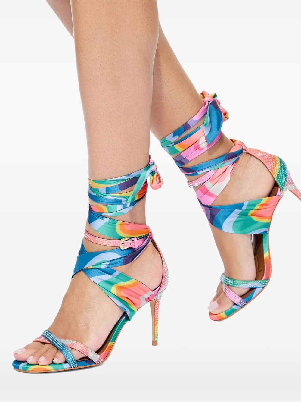 Kurt Geiger London Sandalen verfraaid met kristallen Blauw