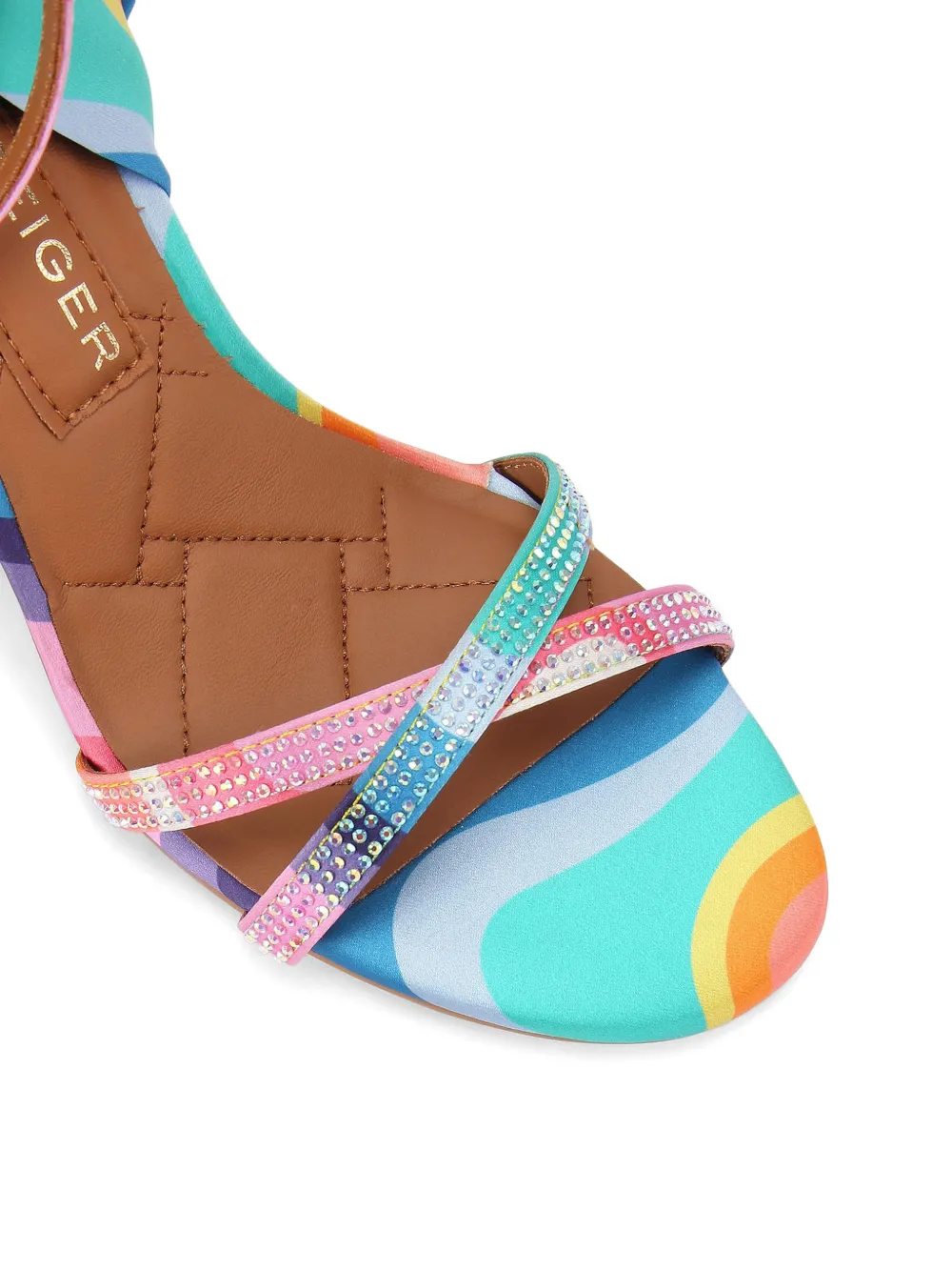 Kurt Geiger London Sandalen verfraaid met kristallen Blauw