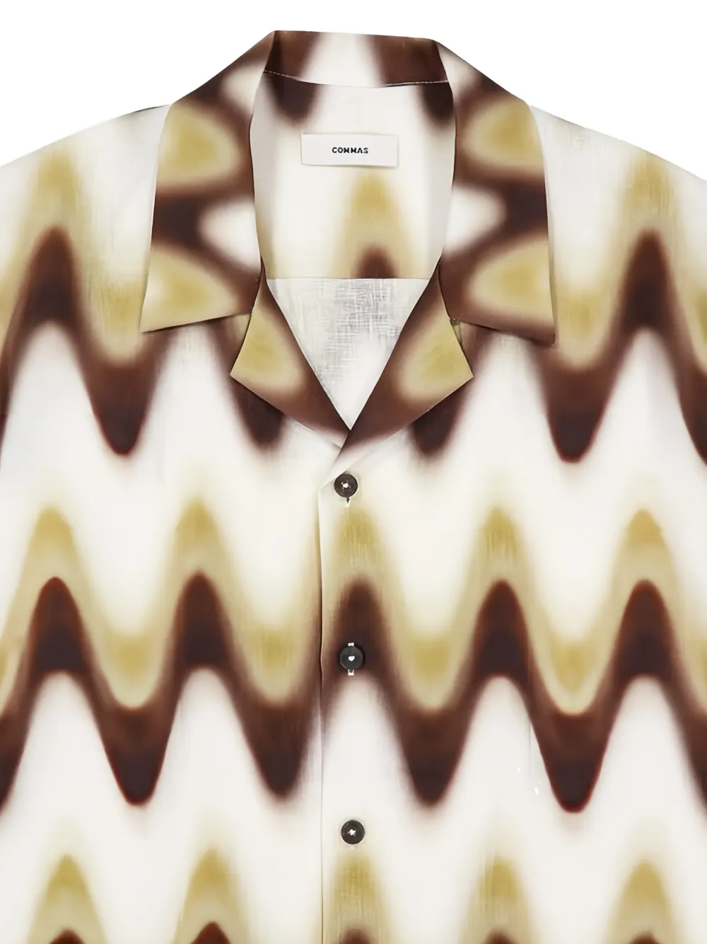  Homme Wave Gradient Slim Shirt - Neutrals 